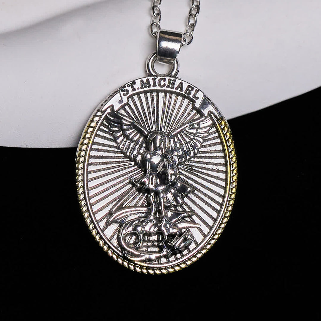 Sword & Shield St. Michael Pendant