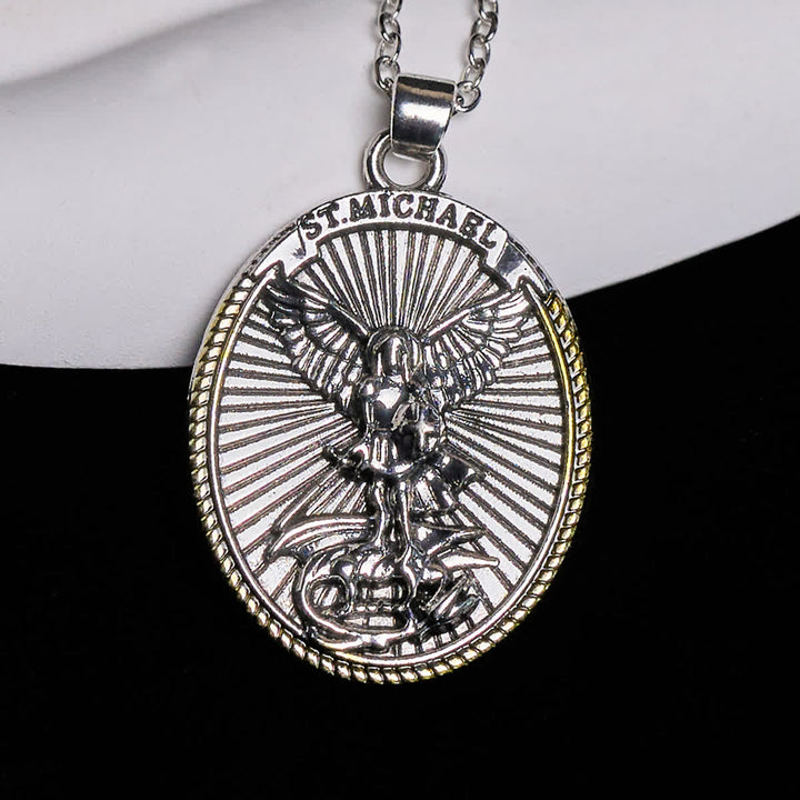 Sword & Shield St. Michael Pendant
