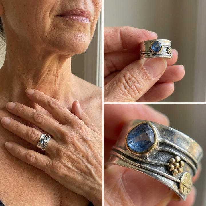 Bohemian Gemstone Meditation Ring